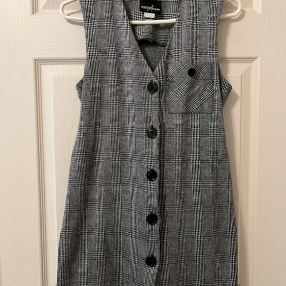 Vintage checkered tunic vest - Picture 3 of 9